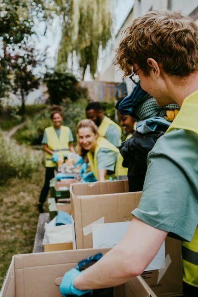 Volunteers at event